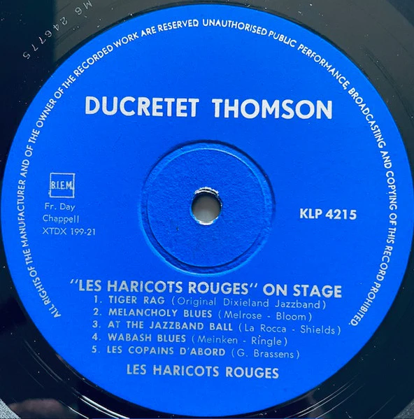 Les Haricots Rouges – Les Haricots Rouges On Stage (VG+/VG+) – LP, NL 1966 - Image 3