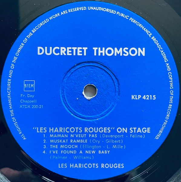 Les Haricots Rouges – Les Haricots Rouges On Stage (VG+/VG+) – LP, NL 1966 - Image 4