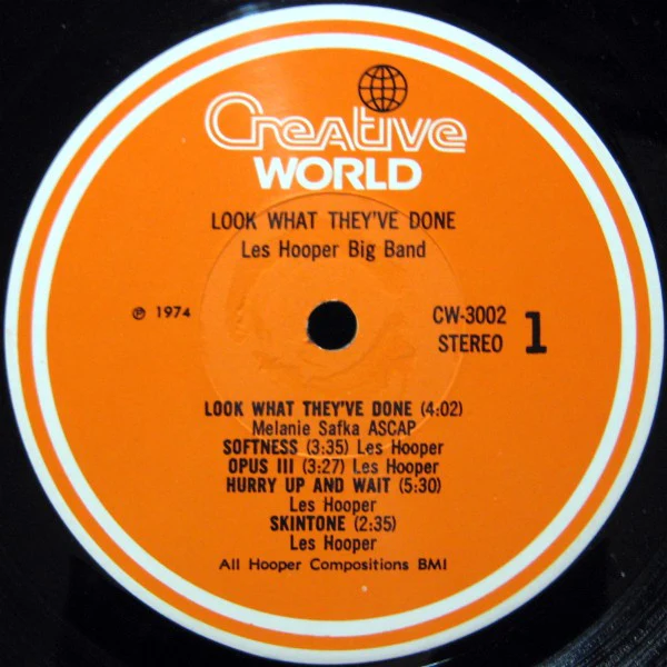 Les Hooper Big Band – Look What They've Done (E/VG+) – LP, US 1974 - Image 3