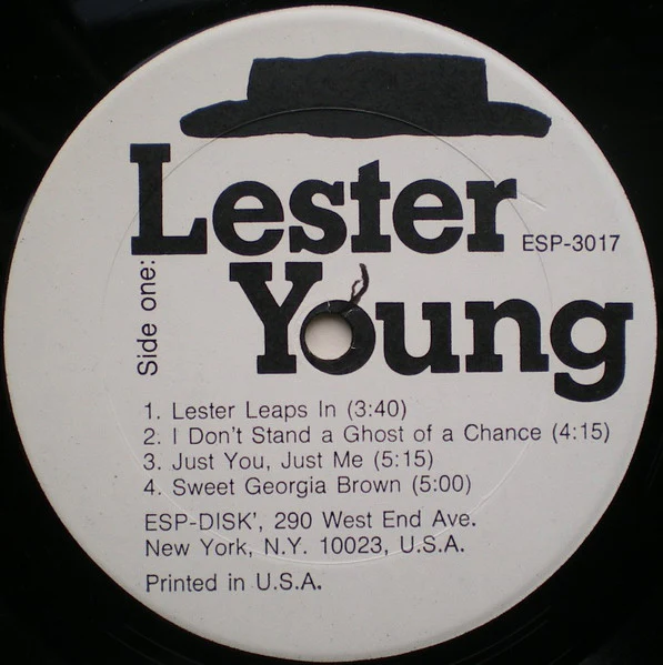 Lester Young – Newly Discovered Performances, Vol.1 (VG/G+) – LP, US - Image 3