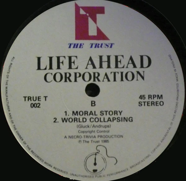 Life Ahead Corporation – Rich Man's Burden (VG+/VG+) – 12", UK 1985 - Image 3