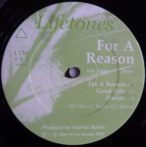 Lifetones – For A Reason (E/E) – LP, UK 1983 - Image 3