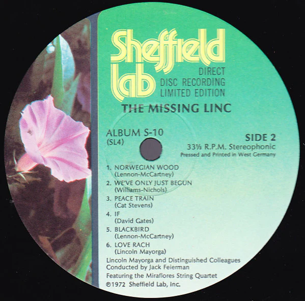 Lincoln Mayorga And Distinguished Colleagues – The Missing Linc (Volume II) (VG+/VG+) – LP, DE 1972 - Image 4