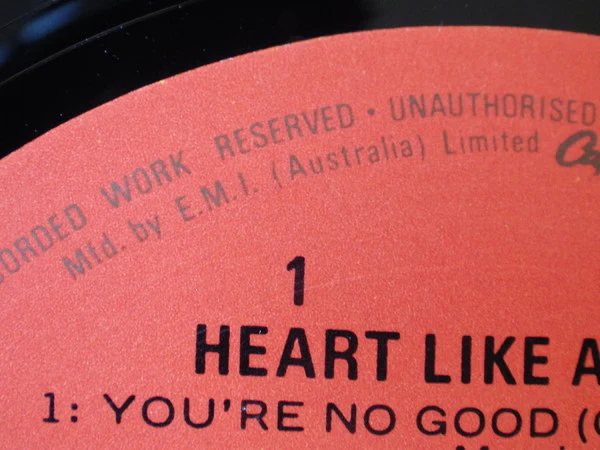 Linda Ronstadt – Heart Like A Wheel (VG/VG+) – LP, AU 1974 - Image 3