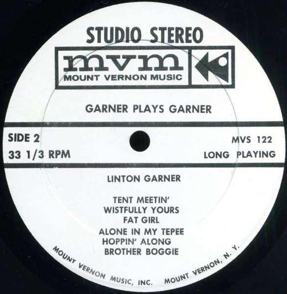 Linton Garner – Garner Plays Garner (VG+/VG) – LP, US - Image 4