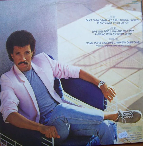 Lionel Richie – Can't Slow Down (VG/VG+) – LP, AU 1983 - Image 2