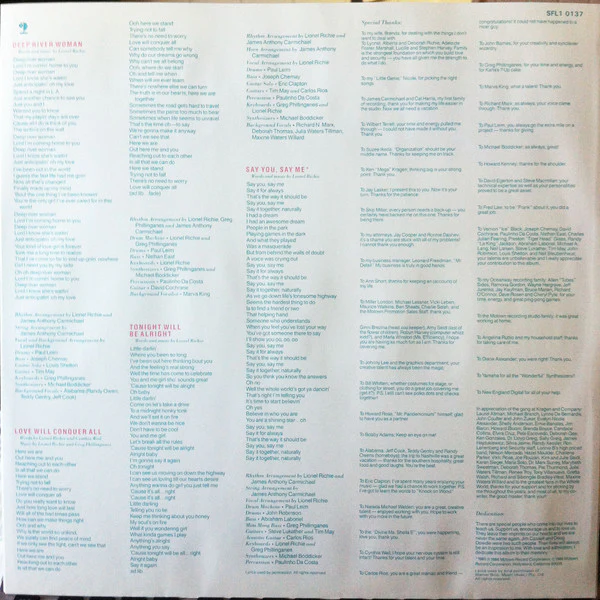 Lionel Richie – Dancing On The Ceiling (VG+/VG+) – LP, AU 1986 - Image 5