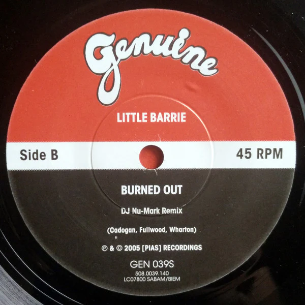 Little Barrie – Greener Pastures (VG+/VG+) – 7", UK 2005 - Image 4