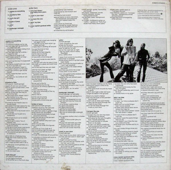 Little Feat – Little Feat (VG/VG+) – LP, UK 1975 - Image 2