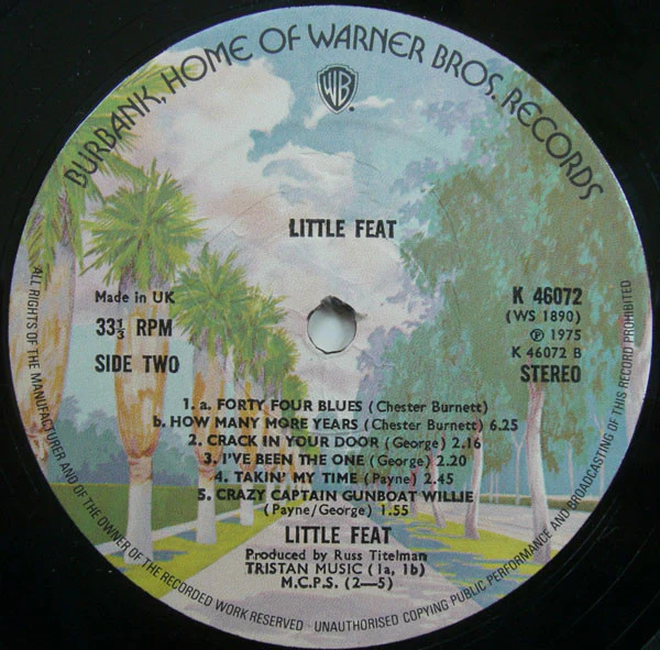 Little Feat – Little Feat (VG/VG+) – LP, UK 1975 - Image 4