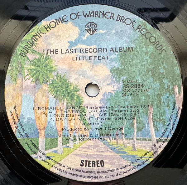 Little Feat – The Last Record Album (VG/VG) – LP, AU 1975 - Image 3