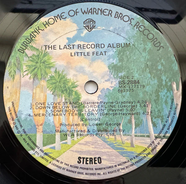 Little Feat – The Last Record Album (VG/VG) – LP, AU 1975 - Image 4