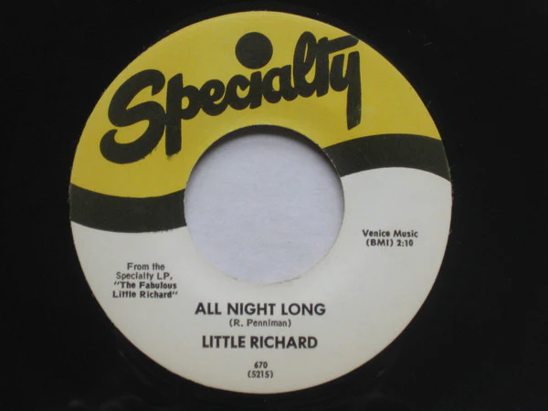 Little Richard – Shake A Hand (VG/Generic) – 7", US - Image 2