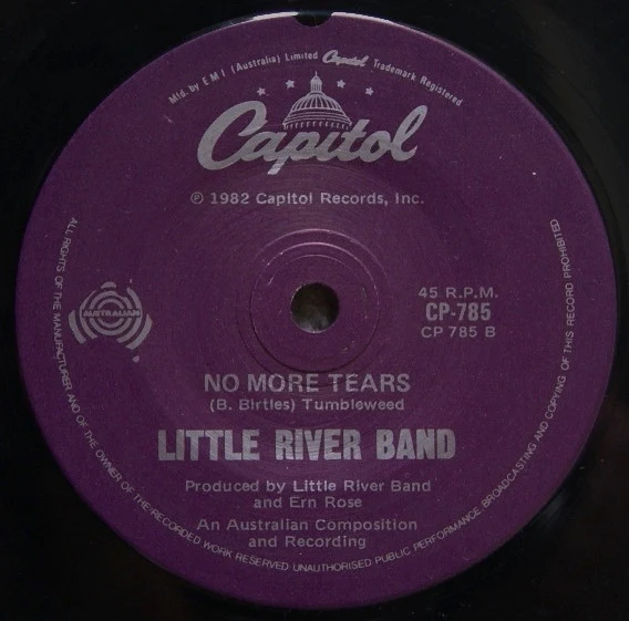 Little River Band – Down On The Border (VG+/Generic) – 7", AU 1982 - Image 2
