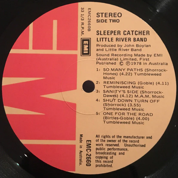 Little River Band – Sleeper Catcher (VG+/VG+) – LP, AU 1978 - Image 6