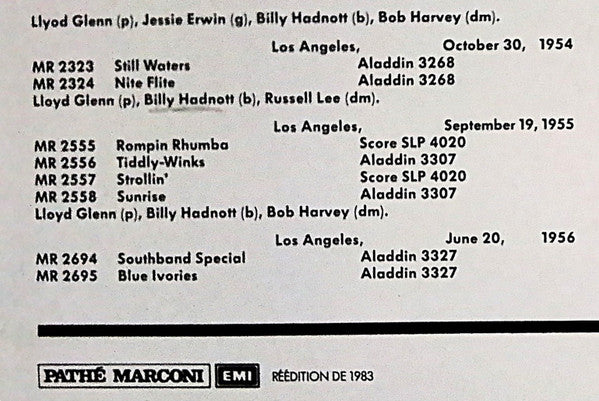 Lloyd Glenn – After Hours (VG+/VG) – LP, FR 1983 - Image 5
