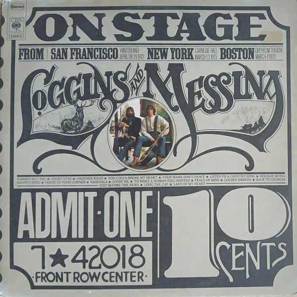 Loggins And Messina – On Stage (E/VG+) – 2xLP, NL 1974