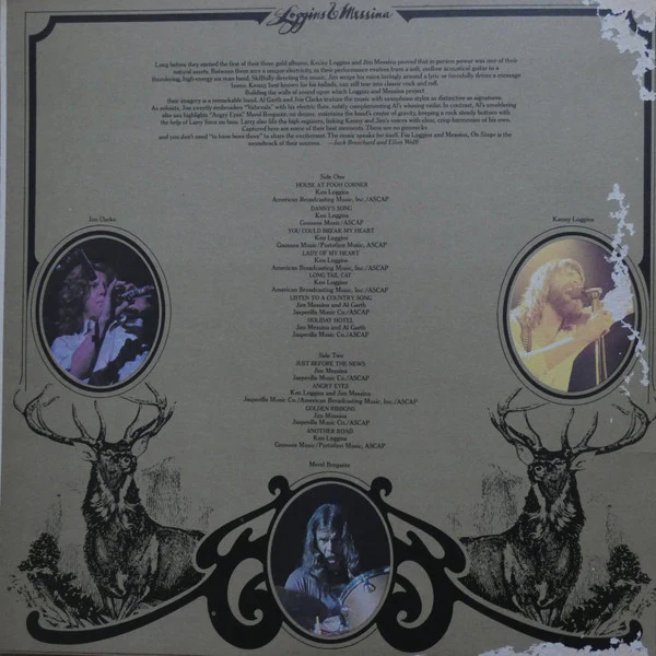 Loggins And Messina – On Stage (E/VG+) – 2xLP, NL 1974 - Image 2