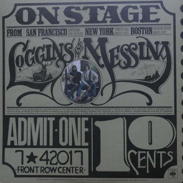 Loggins And Messina – On Stage (E/VG+) – 2xLP, NL 1974 - Image 4