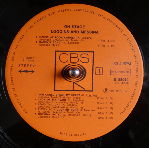 Loggins And Messina – On Stage (E/VG+) – 2xLP, NL 1974 - Image 5