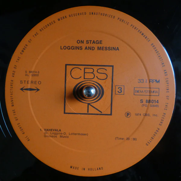 Loggins And Messina – On Stage (E/VG+) – 2xLP, NL 1974 - Image 7