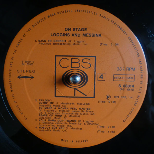 Loggins And Messina – On Stage (E/VG+) – 2xLP, NL 1974 - Image 8