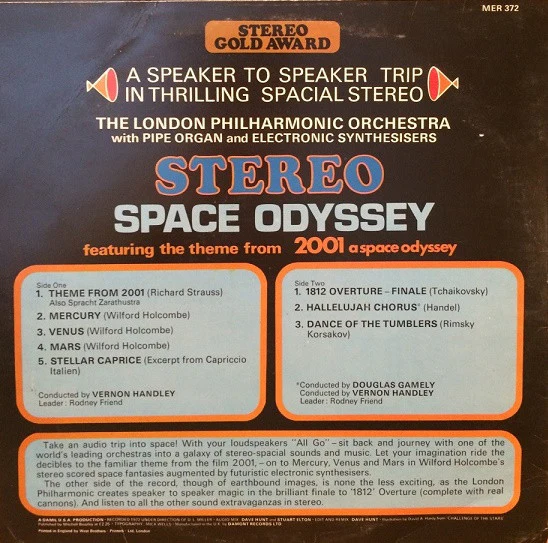 London Philharmonic Orchestra – A Sound Spectacular Stereo Space Odyssey (VG+/VG+) – LP, UK 1973 - Image 2