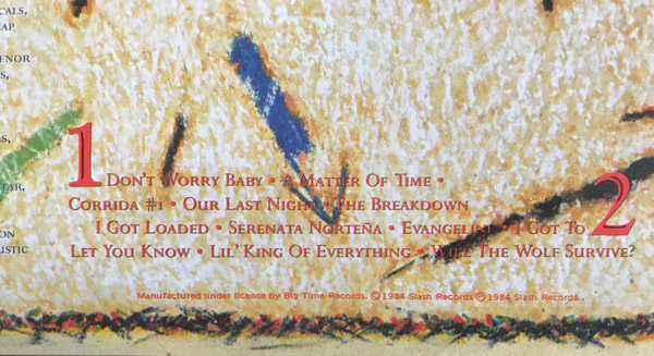 Los Lobos – How Will The Wolf Survive? (E/VG+) – LP, AU 1984 - Image 4