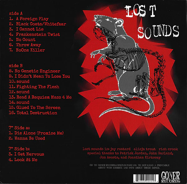 Lost Sounds – Lost Lost (VG+/VG+) – LP, US 2012 - Image 2