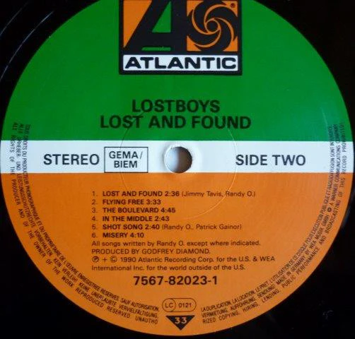 Lostboys – Lost And Found (VG+/VG) – LP, DE 1990 - Image 4