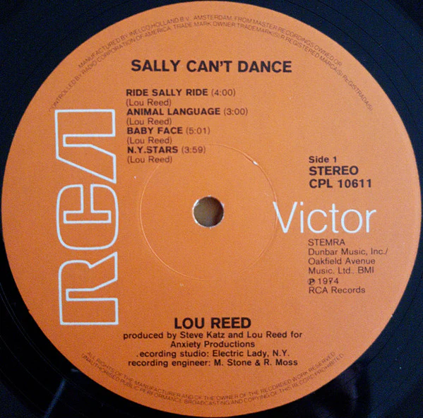 Lou Reed – Sally Can't Dance (VG+/VG+) – LP, NL 1974 - Image 3
