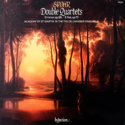 Louis Spohr, Academy Of St. Martin-in-the-Fields Chamber Ensemble – Double Quartets (D Minor, Op 65 · E Flat, Op 77) (VG+/VG+) – LP, UK 1986