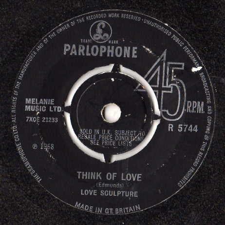 Love Sculpture – Sabre Dance (VG+/Generic) – 7", UK 1968 - Image 2