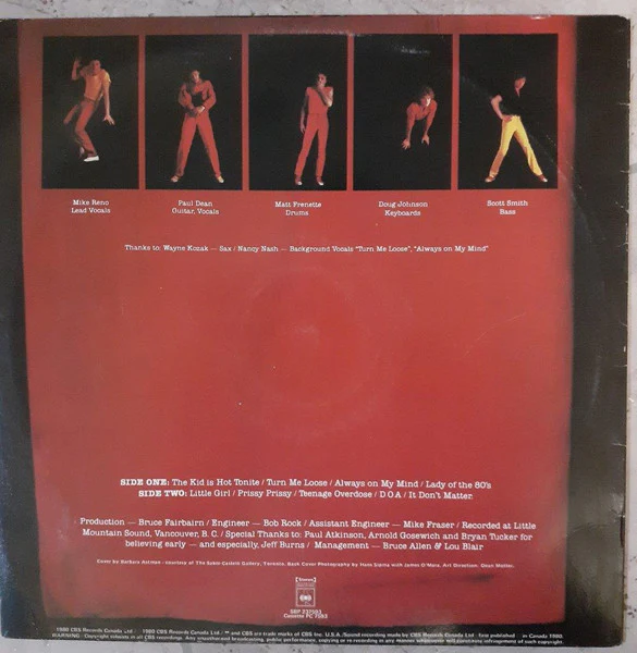 Loverboy – Loverboy (VG/VG) – LP, AU 1980 - Image 2