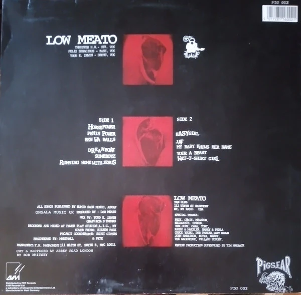 Low Meato – Low Meato (E/VG+) – LP, DE 1988 - Image 4
