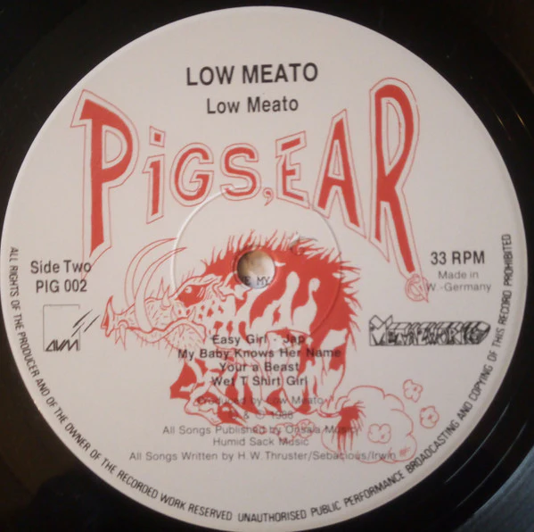 Low Meato – Low Meato (E/VG+) – LP, DE 1988 - Image 7