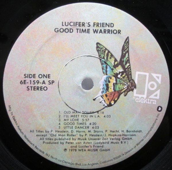 Lucifer's Friend – Good Time Warrior (VG+/VG+) – LP, US 1978 - Image 3