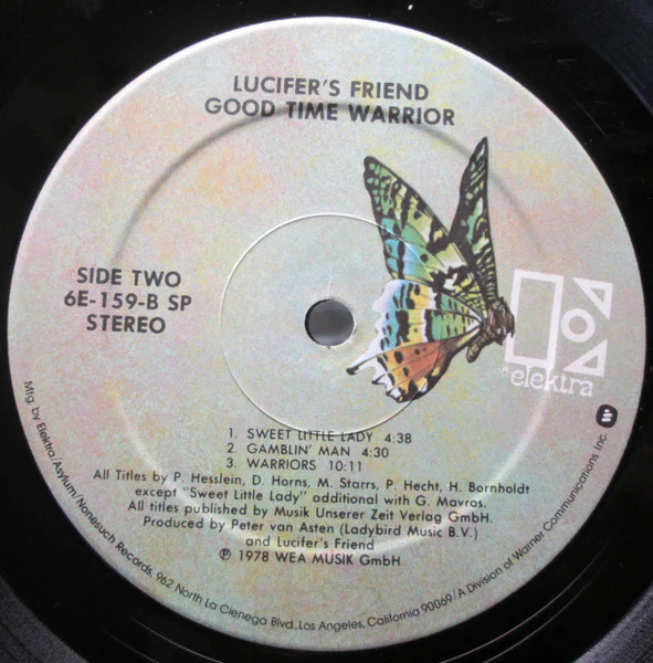 Lucifer's Friend – Good Time Warrior (VG+/VG+) – LP, US 1978 - Image 4