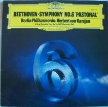 Ludwig van Beethoven, Herbert von Karajan, Berliner Philharmoniker – Symphonie Nr. 6 F-dur Op. 68 "Pastorale" (VG+/VG+) – LP, DE 1977