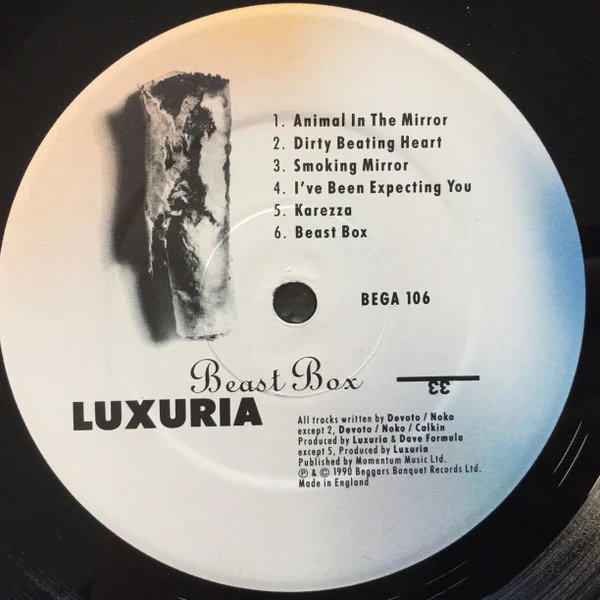 Luxuria – Beast Box (VG+/VG+) – LP, UK 1990 - Image 4