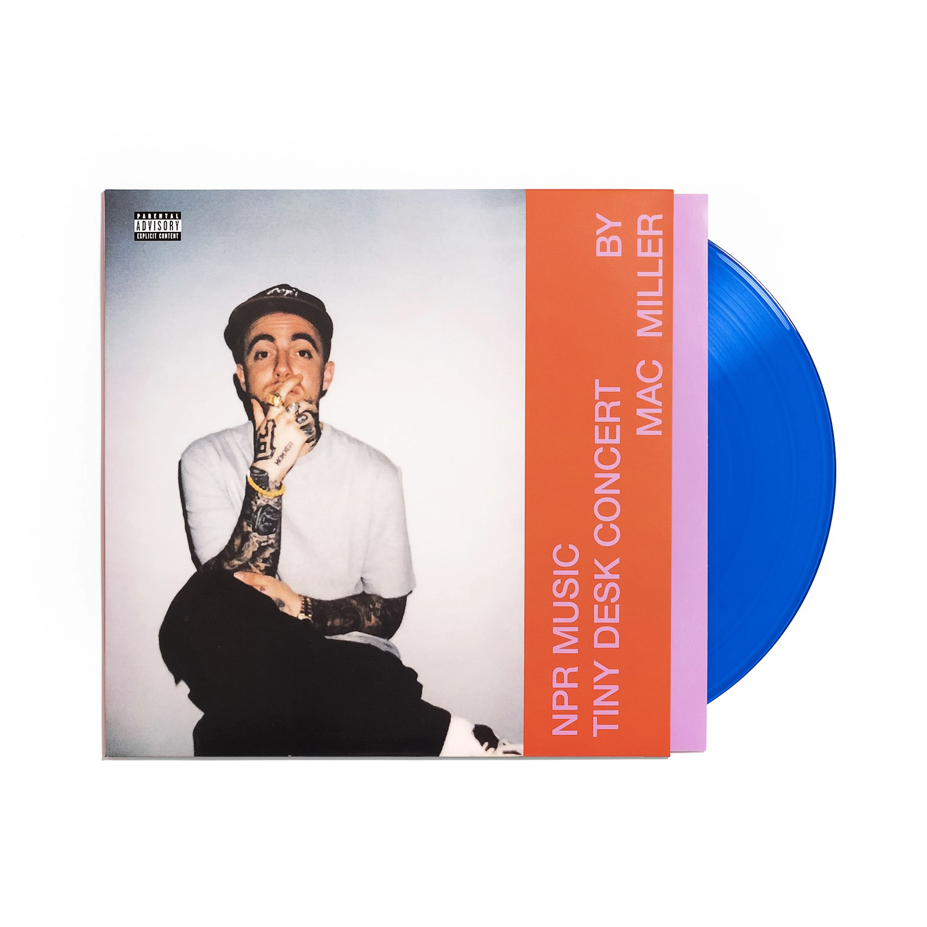 Mac Miller – NPR Music Tiny Desk Concert (12" Translucent blue vinyl, b-side etching + insert) - Image 2