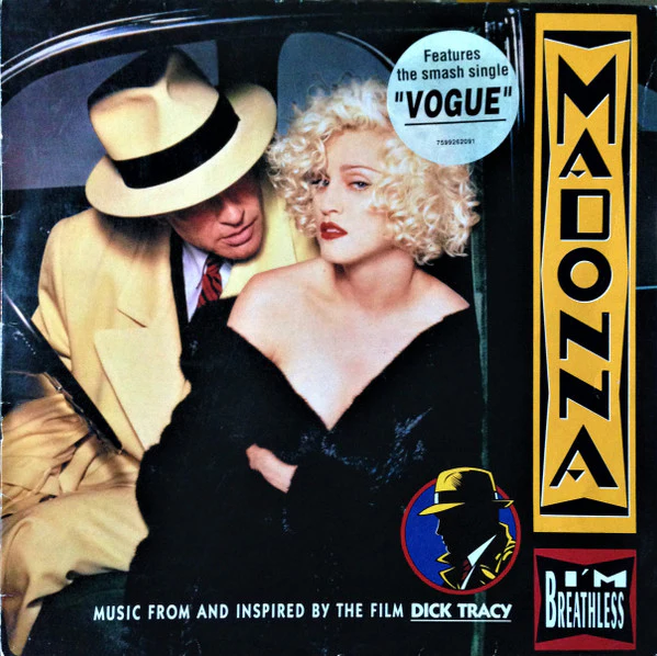 Madonna – I'm Breathless (Music From And Inspired By The Film Dick Tracy) (VG+/VG) – LP, AU 1990 - Image 2