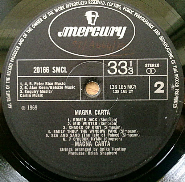 Magna Carta – Magna Carta (VG/VG+) – LP, UK 1969 - Image 4