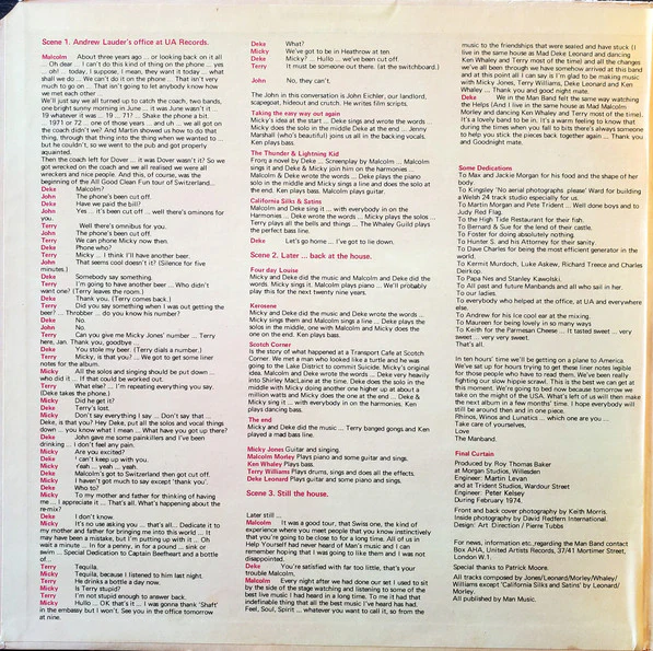 Man – Rhinos, Winos, And Lunatics (VG+/VG) – LP, US 1974 - Image 2