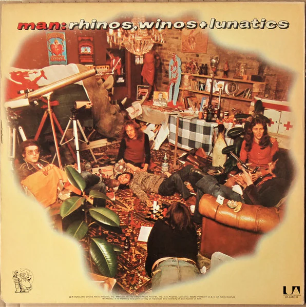 Man – Rhinos, Winos, And Lunatics (VG+/VG) – LP, US 1974 - Image 4