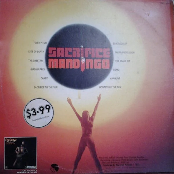 Mandingo – Sacrifice (VG+/VG+) – LP, AU 1975 - Image 2
