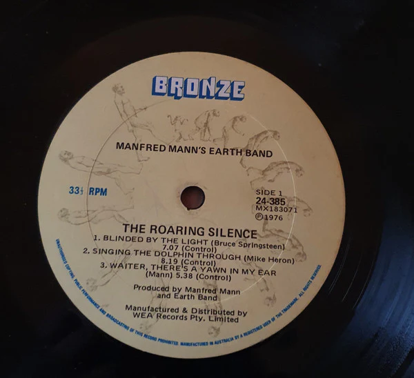 Manfred Mann's Earth Band – The Roaring Silence (VG+/VG+) – LP, AU 1976 - Image 2