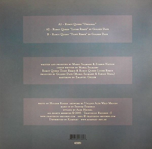 Maral Salmassi – Robot Queen (VG/VG) – 12", DE 2005 - Image 2