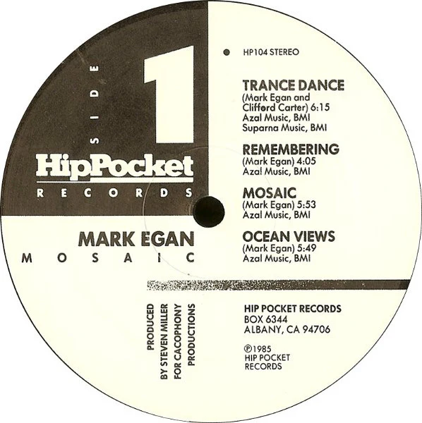 Mark Egan – Mosaic (VG/VG+) – LP, US 1985 - Image 2