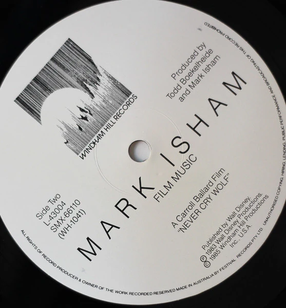 Mark Isham – Film Music (VG+/VG+) – LP, AU 1985 - Image 4
